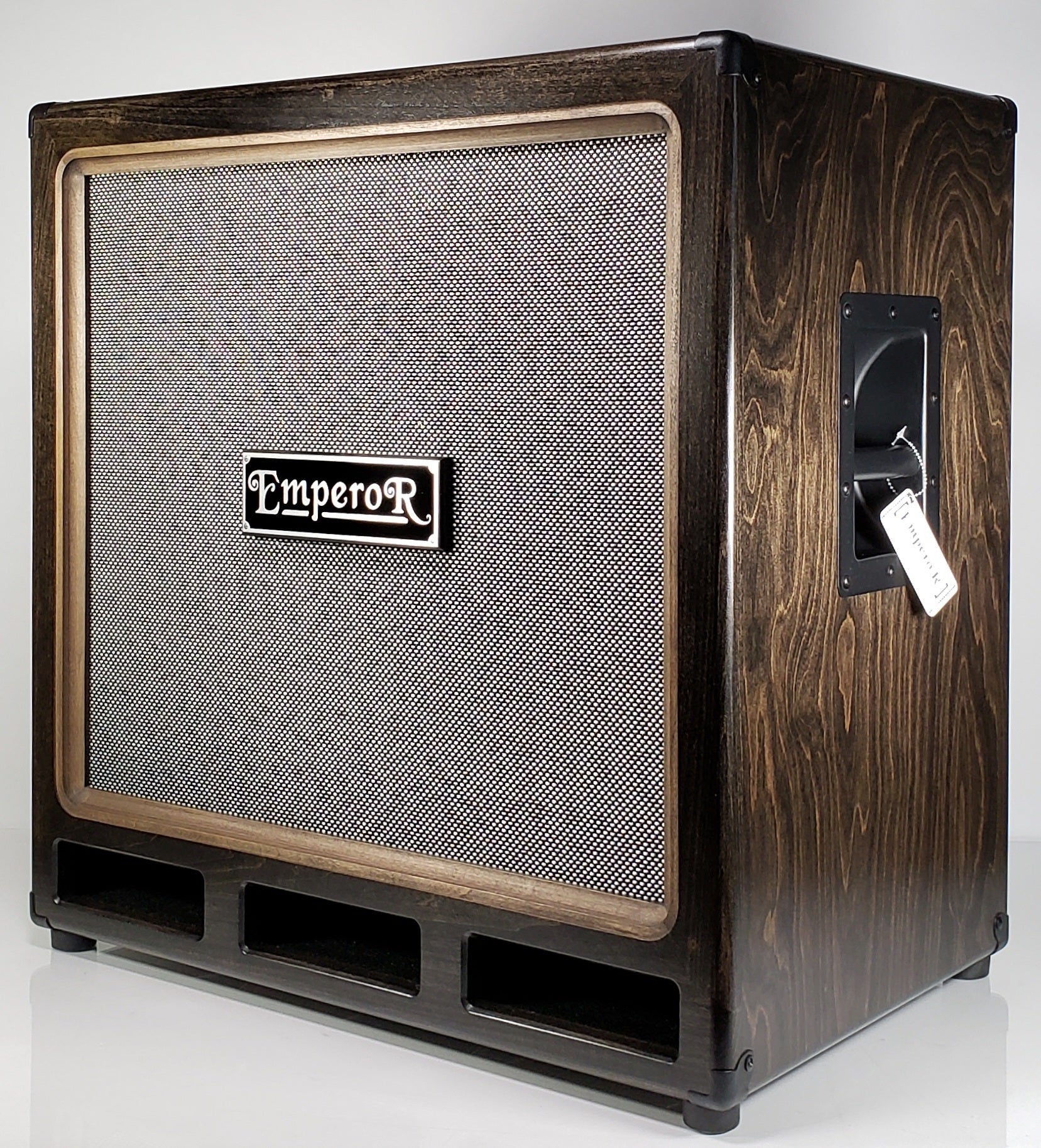 front view of a custom made 4x10 bass speaker cabinet
