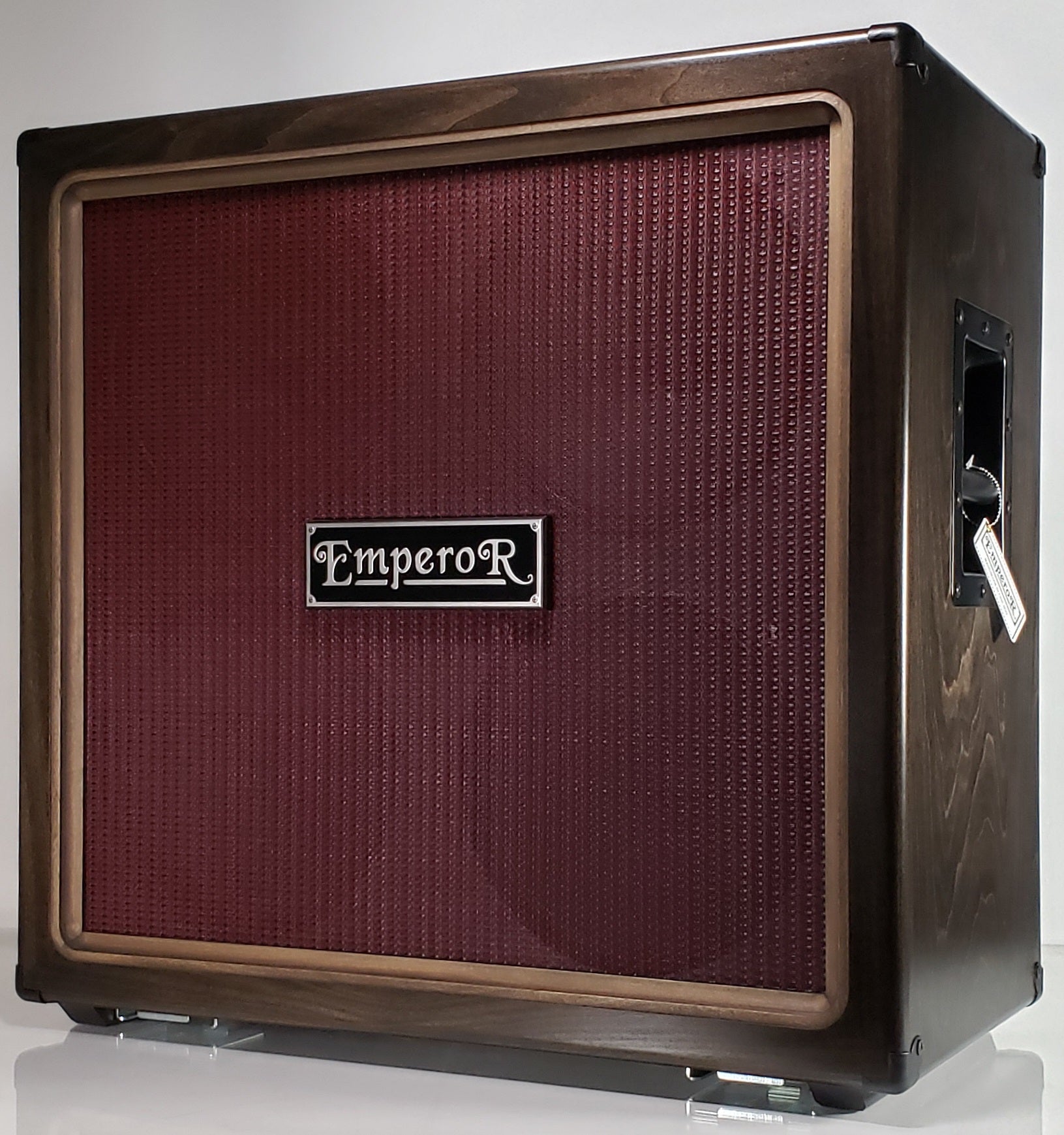front view of a custom made 4x12 guitar speaker cabinet