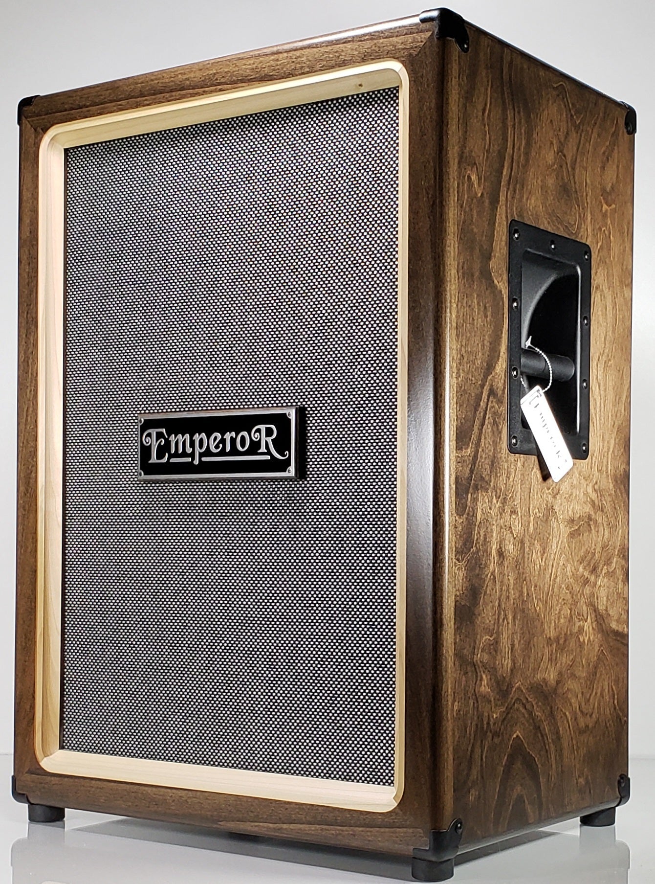 a vertical 2x12 guitar speaker cabinet