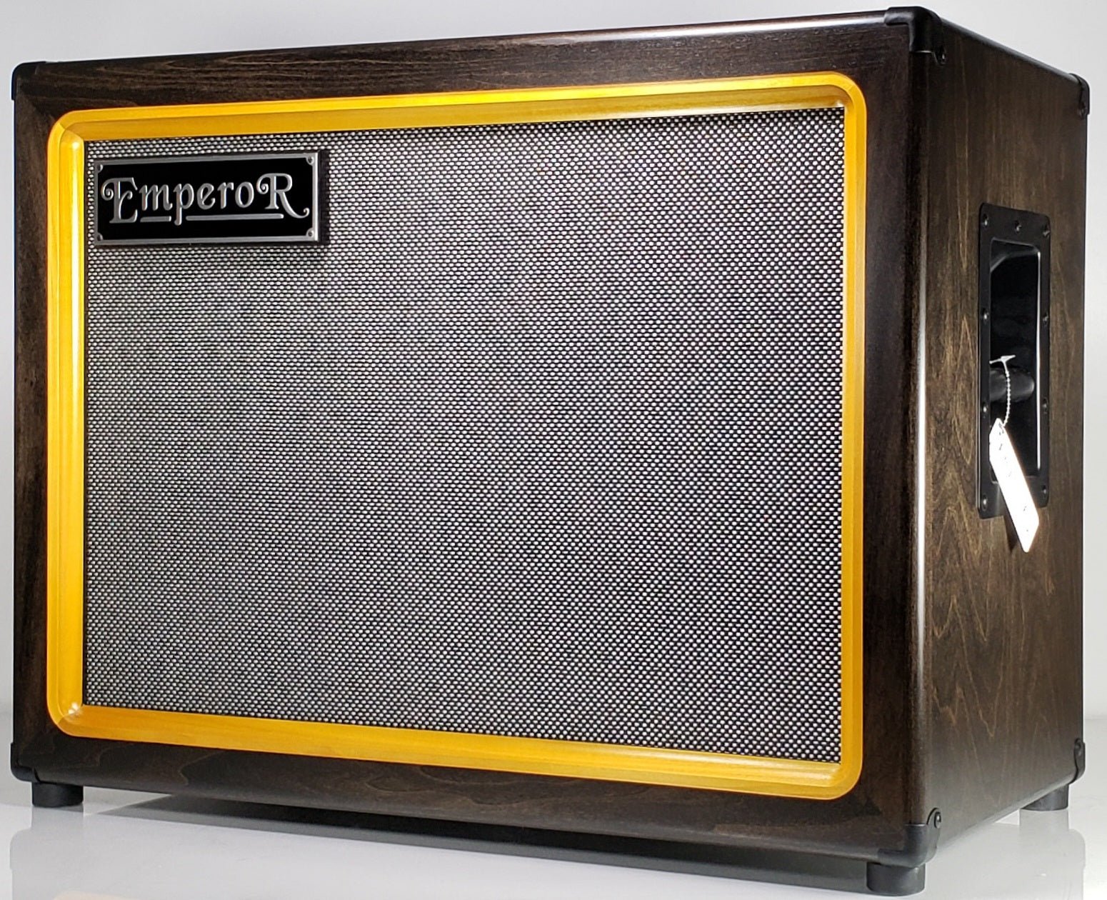 front view of a custom made 2x12 guitar speaker cabinet