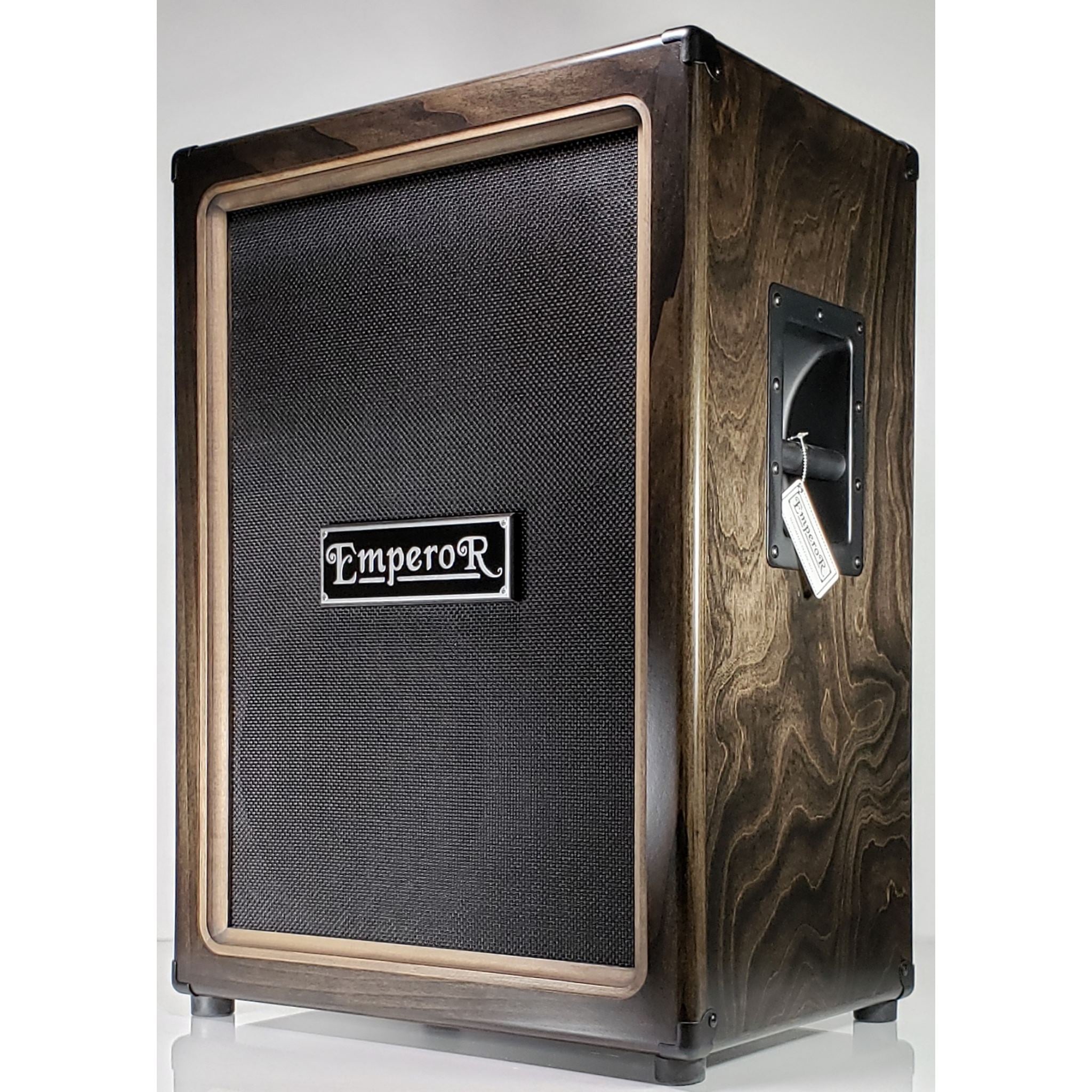 a vertical 2x12 guitar speaker cabinet