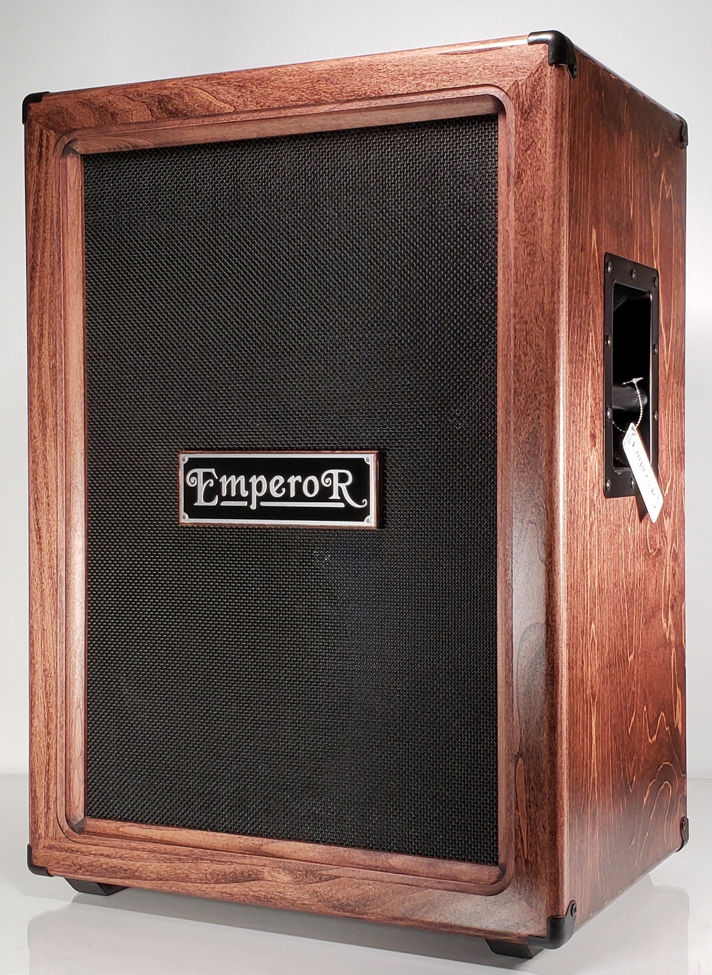 a vertical 2x12 guitar speaker cabinet made in the usa